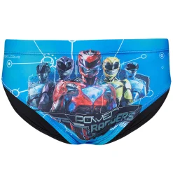 Power Rangers Jungen Badehose Slip QE1798-black
