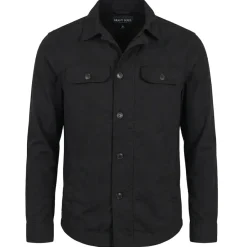 Process Black Button Herren Overshirt Hemdjacke MJK-PBOASIS-BLACK-1