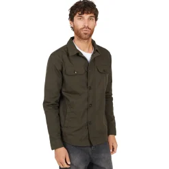 Process Black Button Herren Overshirt Hemdjacke MJK-PBOASIS-KHAKI-1