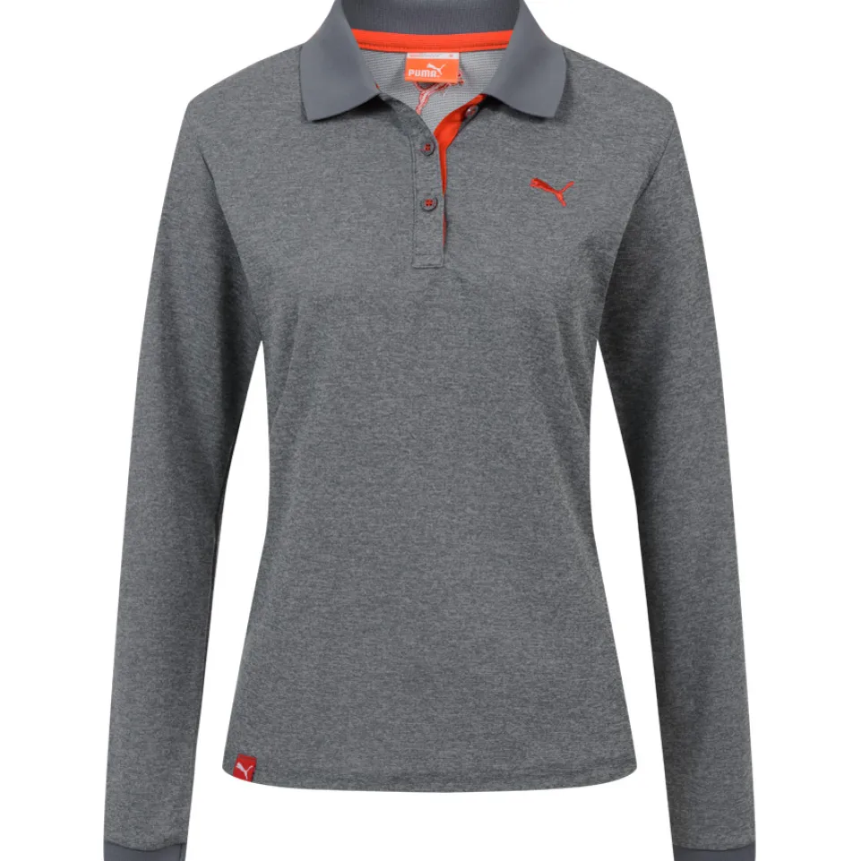 PUMA Damen Langarm Premium Polo-Shirt 894420-02