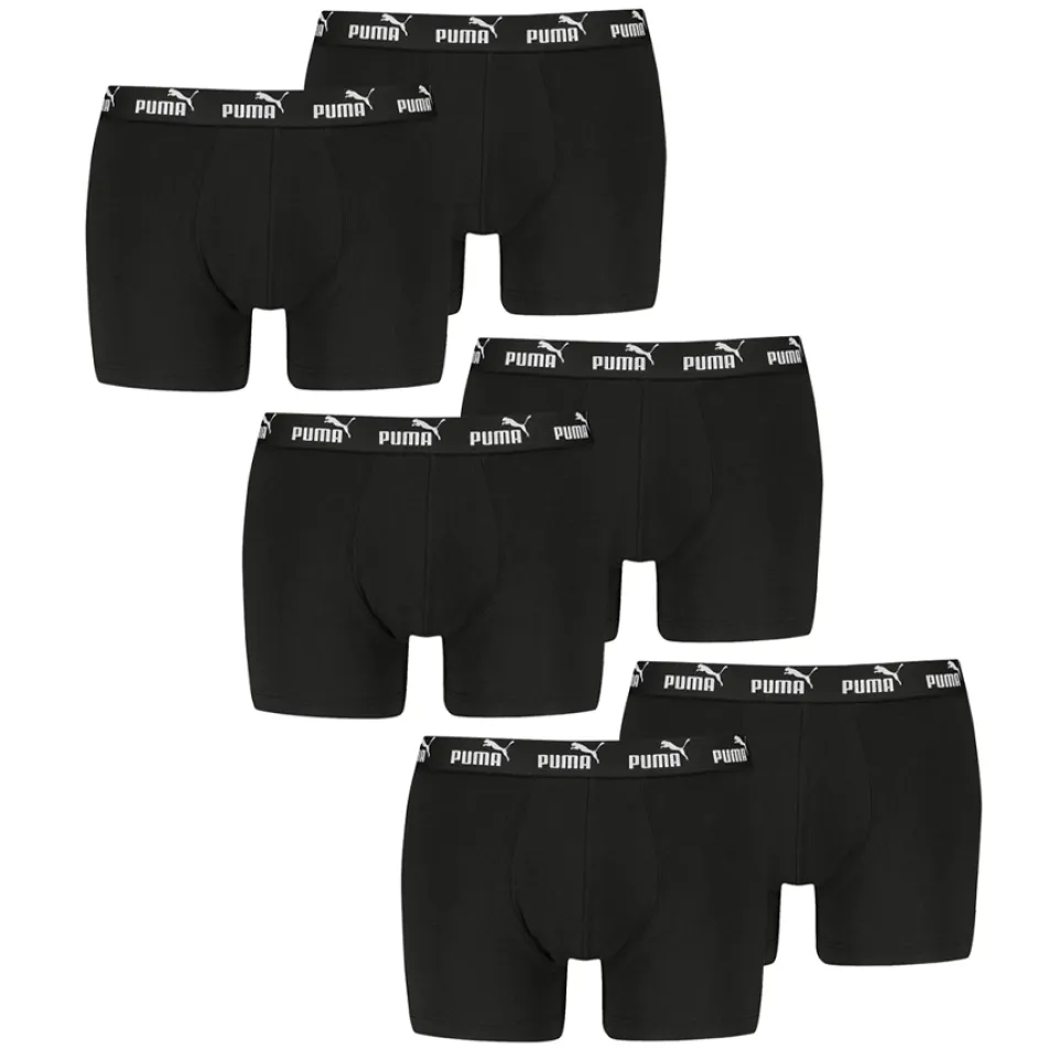 PUMA Elements Basic Herren Boxershorts 6er-Pack 701232894-001