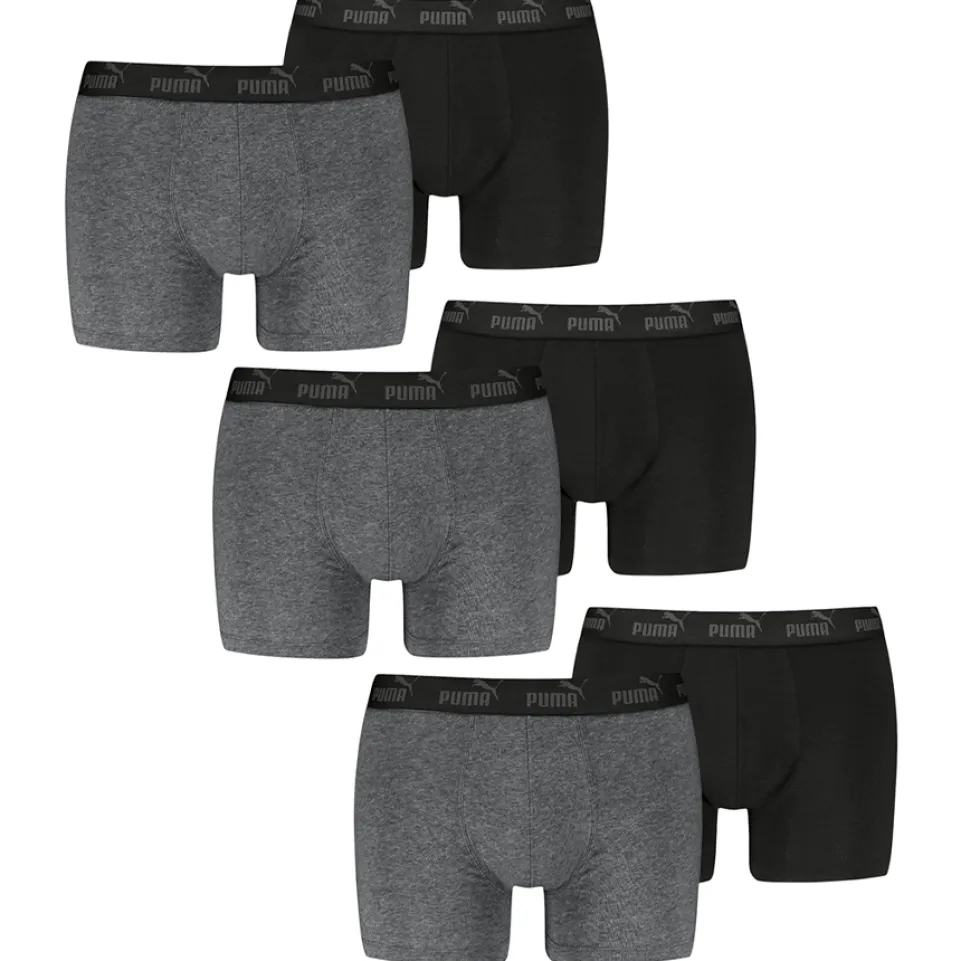 PUMA Elements Basic Herren Boxershorts 6er-Pack 701232894-006