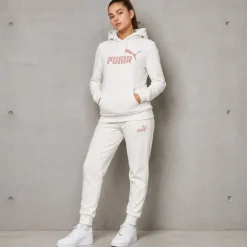PUMA ESS+ Metallic Logo Damen Hoodie 849958-13