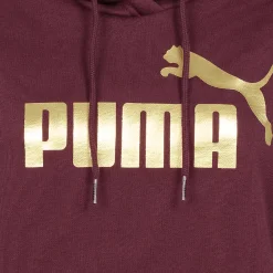 PUMA ESS+ Metallic Logo Damen Hoodie 849958-42