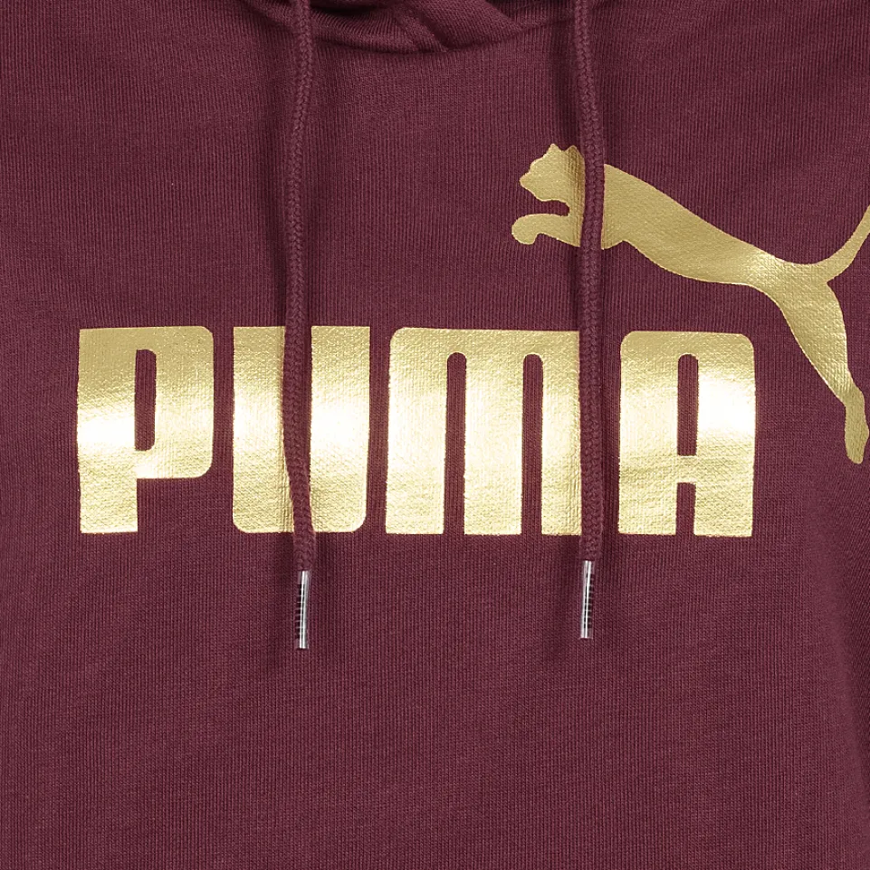 PUMA ESS+ Metallic Logo Damen Hoodie 849958-42