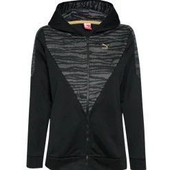 PUMA Printed Zip Damen Kapuzen Sweatjacke 566830-01