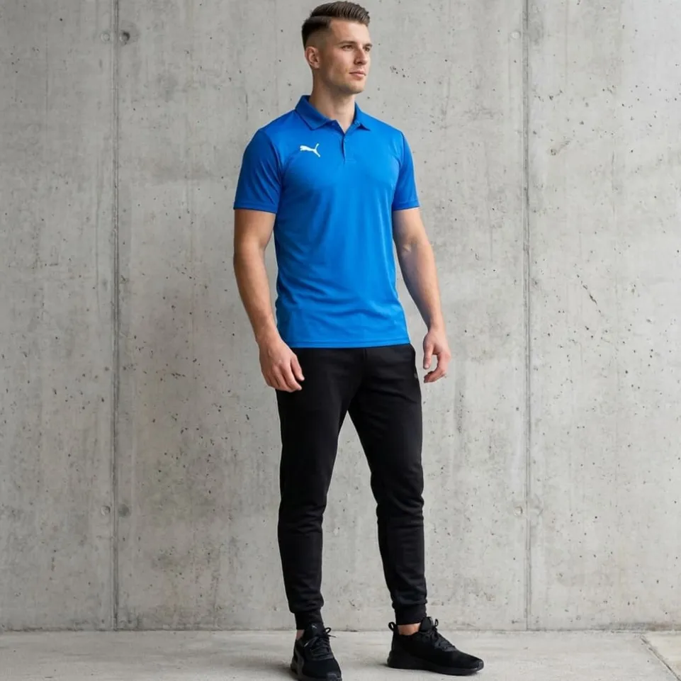 PUMA teamGOAL Sideline Herren Polo-Shirt 656577-02