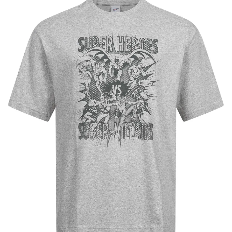 Reebok x DC COMICS Super Heroes vs Super-Villains Herren T-Shirt IB5815