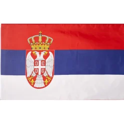 Serbien Flagge MUWO "Nations Together" 90 x 150 cm