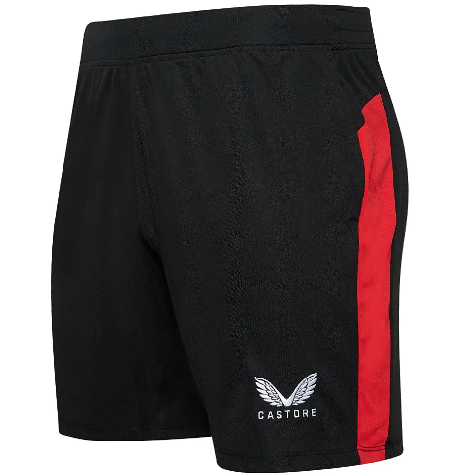 Sevilla Atlético CASTORE Herren Heim Shorts TM1085-BLACKTRUERED