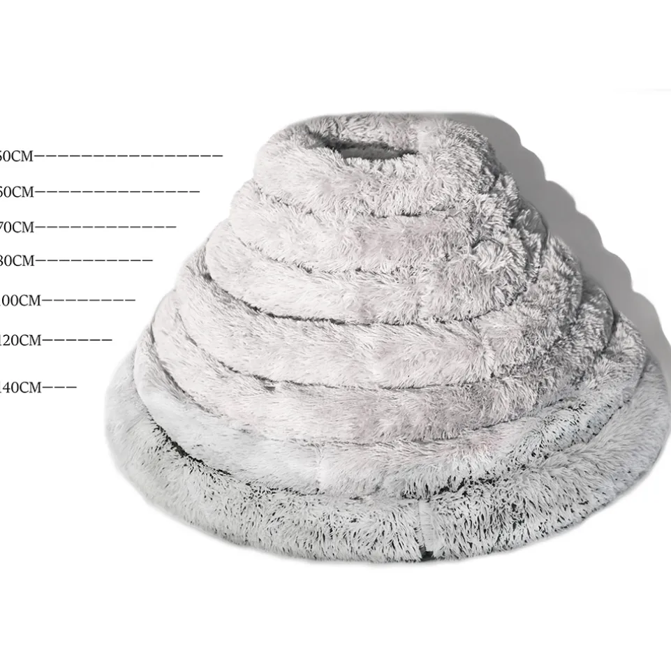 SPOCADO "County" Hundebett 70 x 70 x 20 cm grau