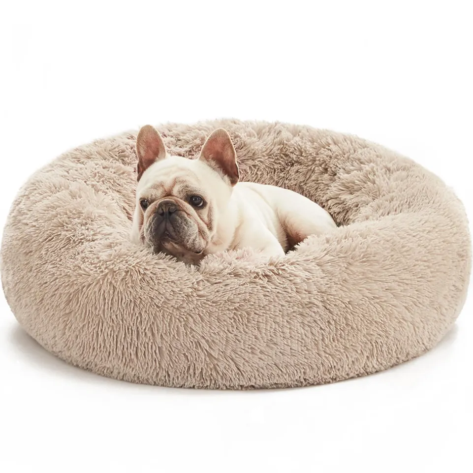 SPOCADO "County" Hundebett 80 x 80 x 20 cm beige