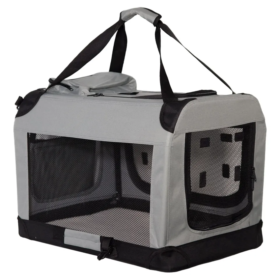 SPOCADO "Palace" Transporttasche für Tiere 70 x 52 x 52 cm grau