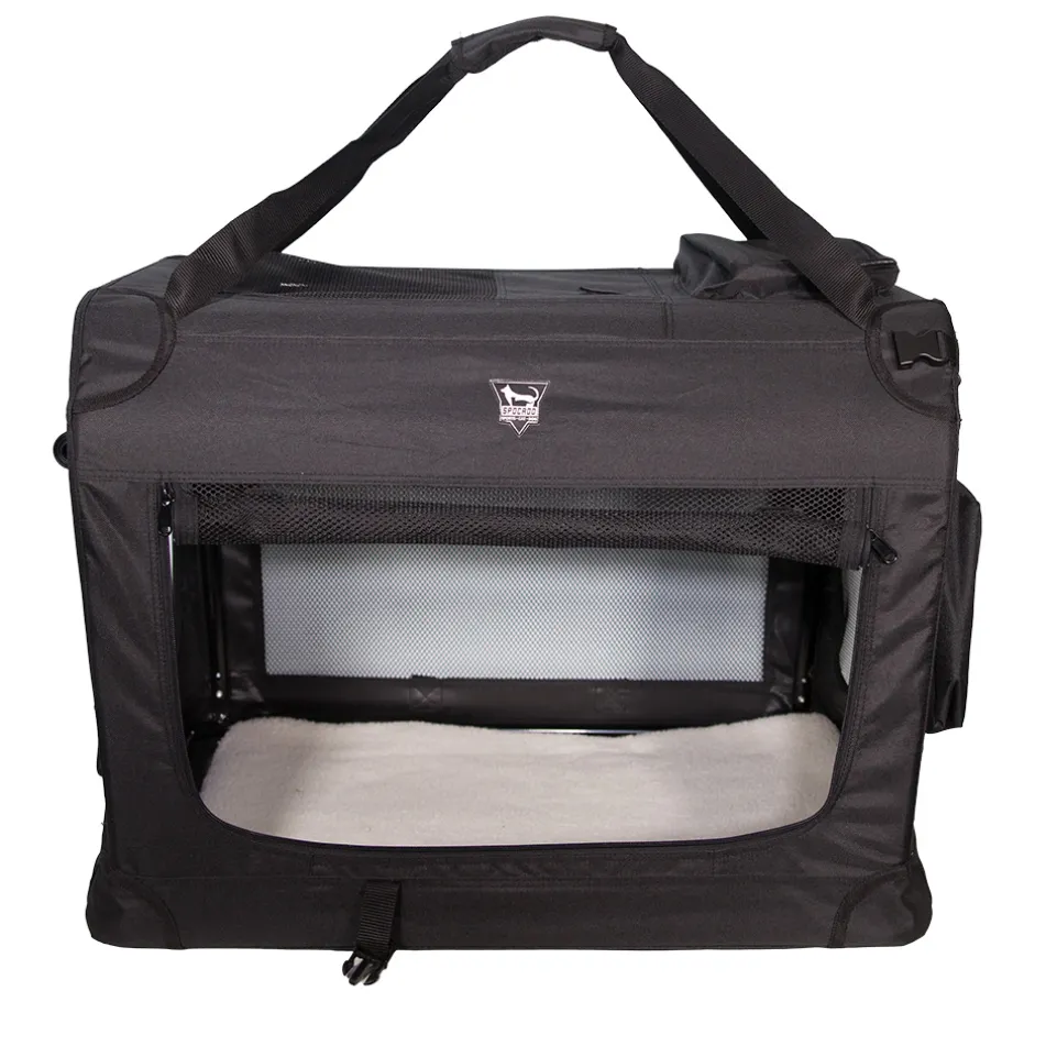 SPOCADO "Palace" Transporttasche für Tiere 82 x 59 x 59 cm schwarz