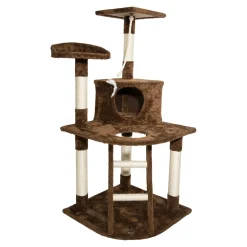 SPOCADO "Rovers" Kratzbaum für Katzen 120 x 55 x 55 cm braun