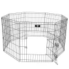 SPOCADO "United" Freilaufgehege 8 tlg. faltbar 76 × 61 cm schwarz