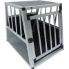 SPOCADO "Villa" Hunde Transportbox 69 x 60 x 54 cm schwarz/grau