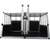 SPOCADO "Villa" Hunde Transportbox 89 x 69 x 50 cm schwarz/grau