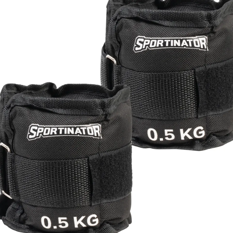 SPORTINATOR Arm- & Bein-Gewichtsmanschetten 0,5 kg 2 Stück