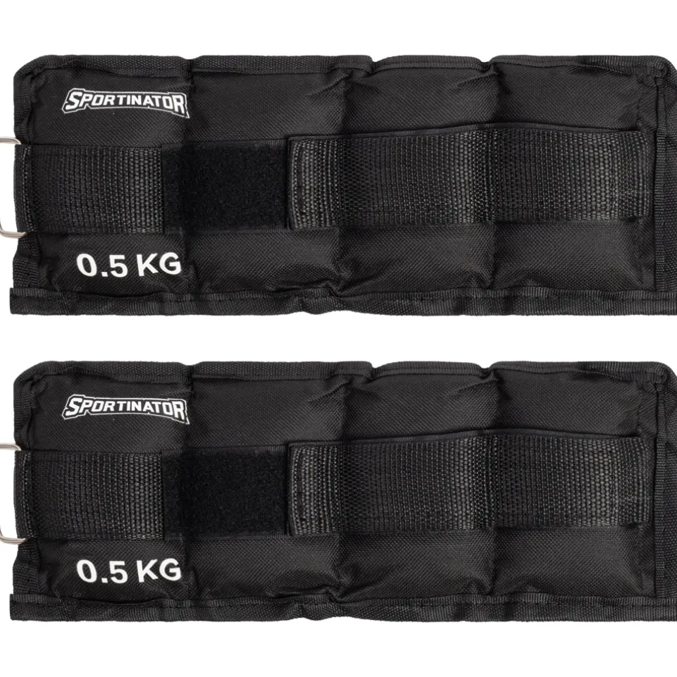 SPORTINATOR Arm- & Bein-Gewichtsmanschetten 0,5 kg 2 Stück