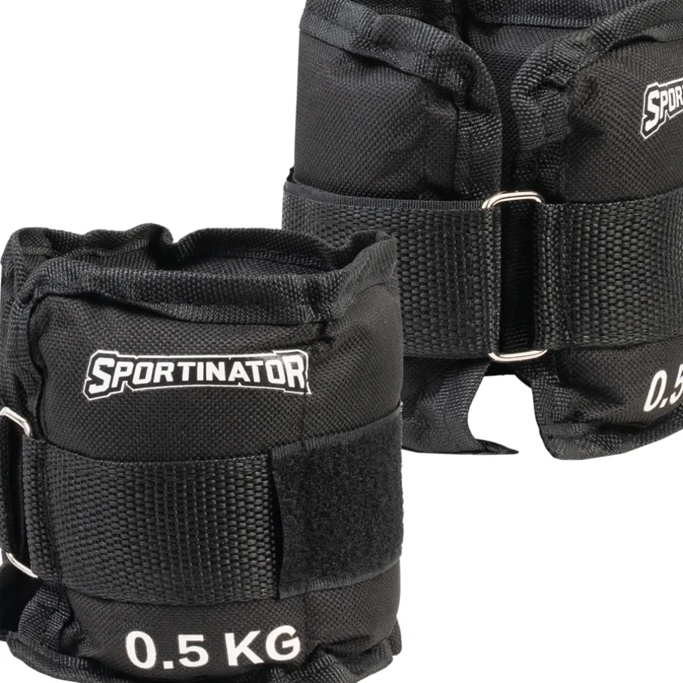 SPORTINATOR Arm- & Bein-Gewichtsmanschetten 0,5 kg 2 Stück