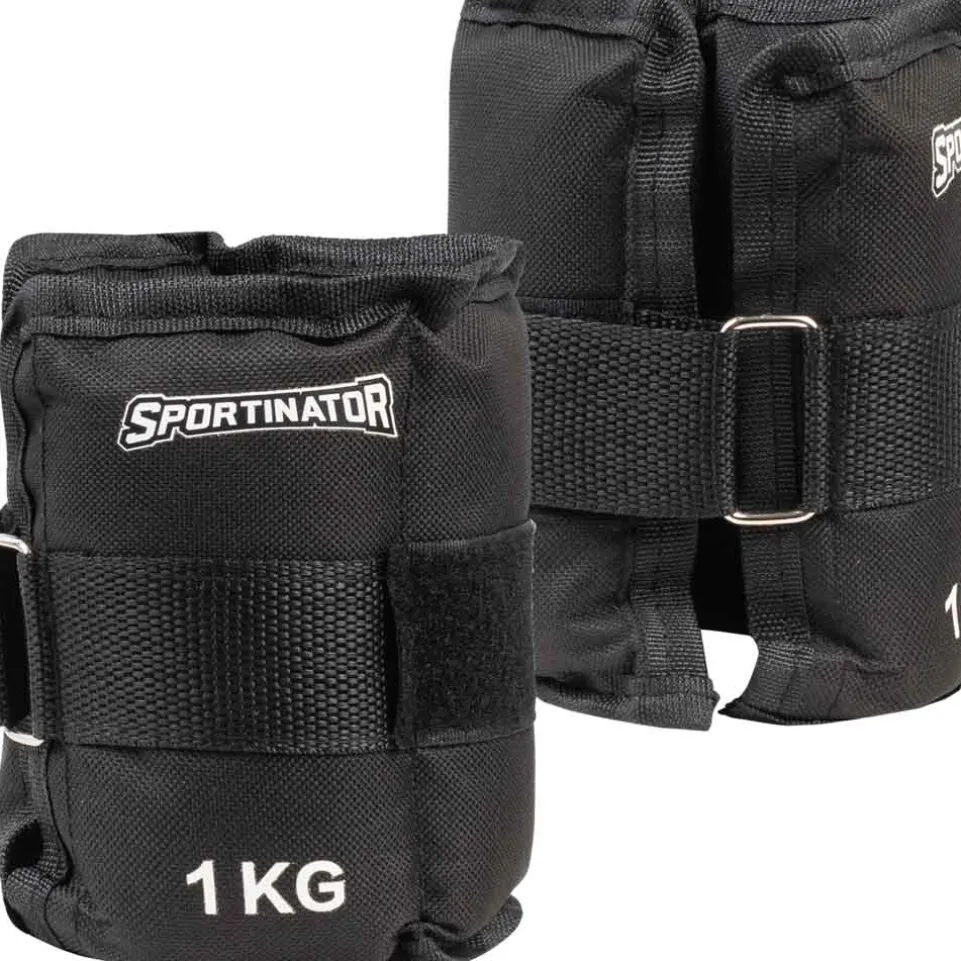SPORTINATOR Arm- & Bein-Gewichtsmanschetten 1 kg 2 Stück
