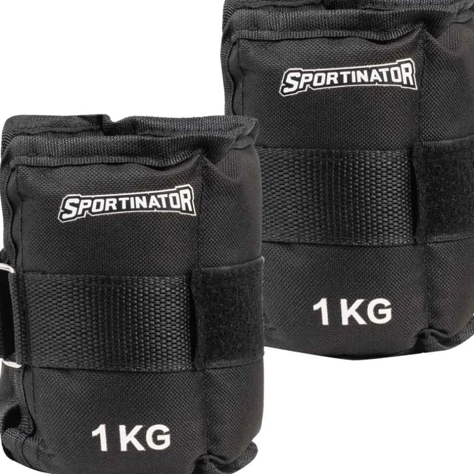 SPORTINATOR Arm- & Bein-Gewichtsmanschetten 1 kg 2 Stück