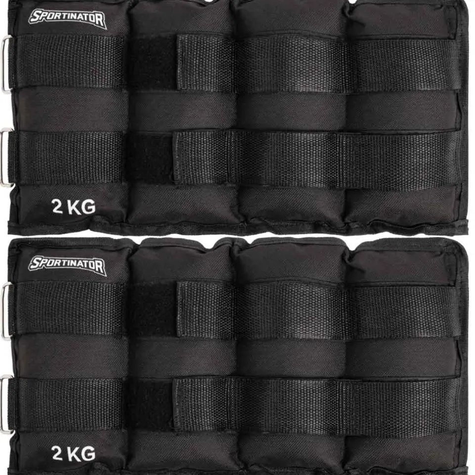 SPORTINATOR Arm- & Bein-Gewichtsmanschetten 2 kg 2 Stück