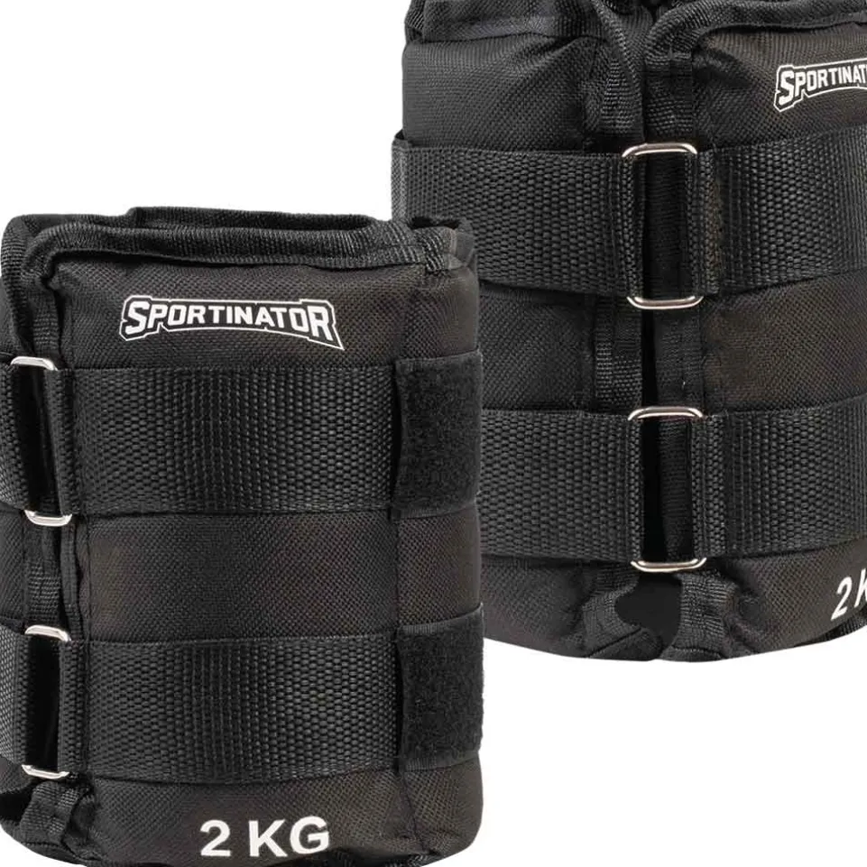 SPORTINATOR Arm- & Bein-Gewichtsmanschetten 2 kg 2 Stück