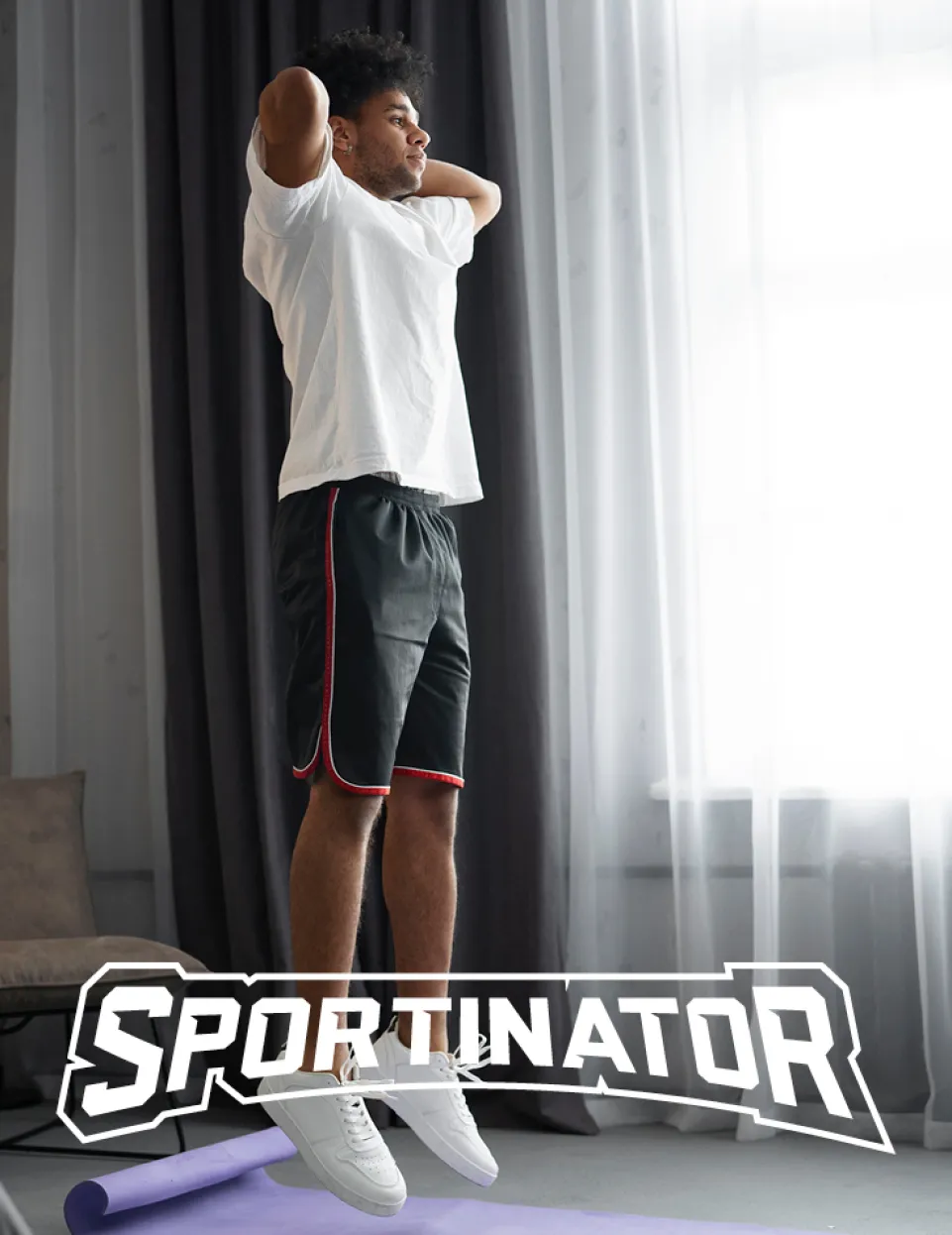 SPORTINATOR Geschwindigkeits-Springseil grau