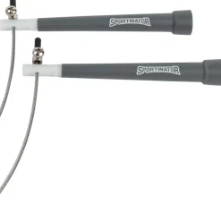 SPORTINATOR Geschwindigkeits-Springseil grau
