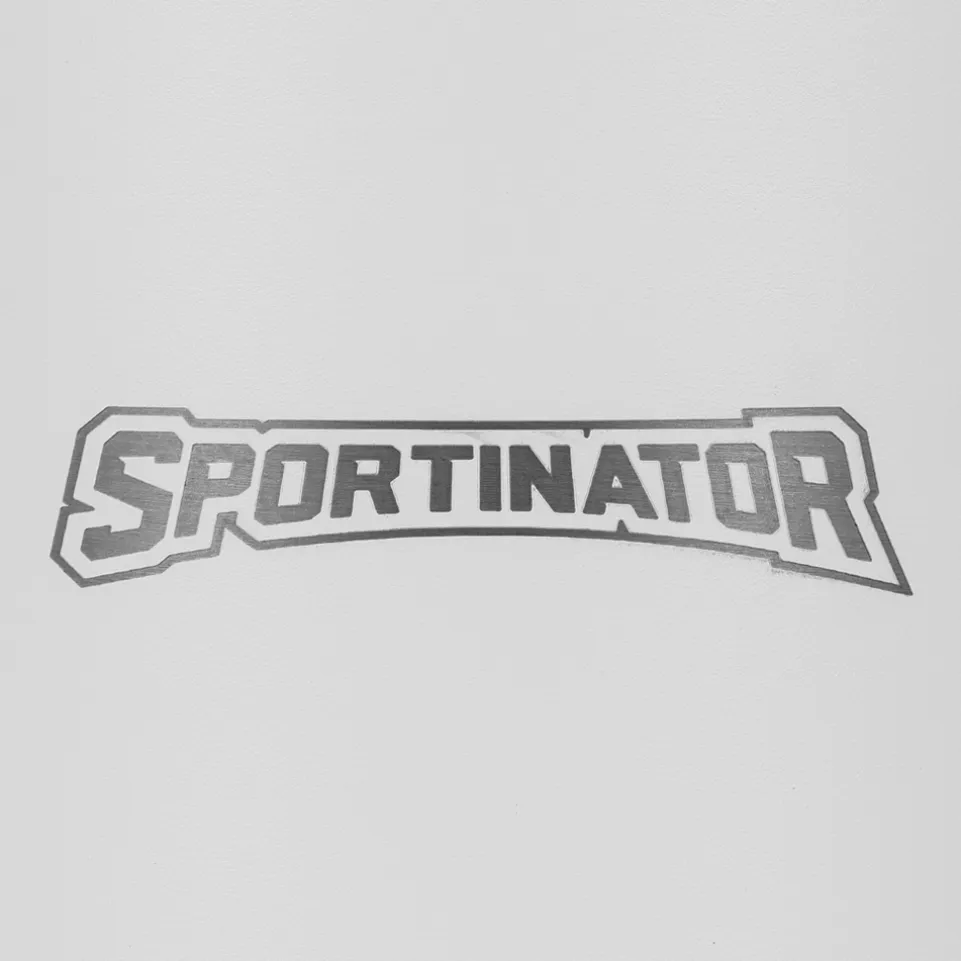 SPORTINATOR "Hydrated" Fitness Edelstahl Trinkflasche 2,2l weiß