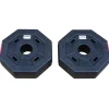 SPORTINATOR 1 kg Bumper Plates Fitness Hantelscheiben 2er-Set