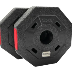 SPORTINATOR 1,25 kg Bumper Plates Fitness Hantelscheiben 2er-Set