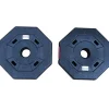 SPORTINATOR 2 kg Bumper Plates Fitness Hantelscheiben 2er-Set