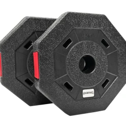 SPORTINATOR 2,5 kg Bumper Plates Fitness Hantelscheiben 2er-Set