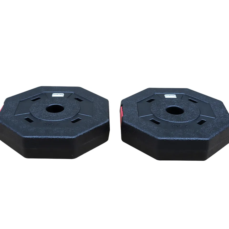 SPORTINATOR 2,5 kg Bumper Plates Fitness Hantelscheiben 2er-Set