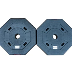 SPORTINATOR 4kg Bumper Plates Fitness Hantelscheiben 2er-Set