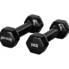 SPORTINATOR 3 kg Hantel 2er-Set