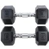SPORTINATOR 5 kg Hexagon Hantel 2er-Set