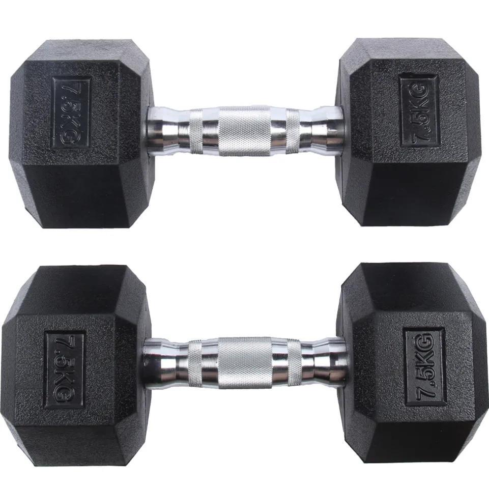 SPORTINATOR 7,5 kg Hexagon Hantel 2er-Set
