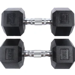 SPORTINATOR 10 kg Hexagon Hantel 2er-Set