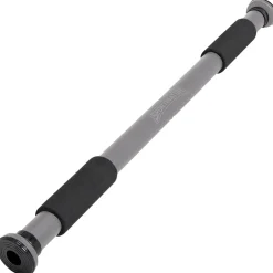 SPORTINATOR Klimmzugstange für Türrahmen 60 - 100 cm grau