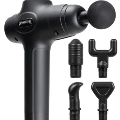 SPORTINATOR "Level Up" Massagepistole inkl. Zubehör schwarz