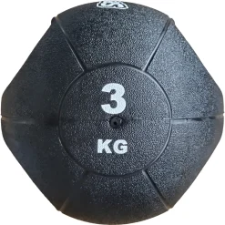 SPORTINATOR Premium Medizinball mit Griffe 3kg