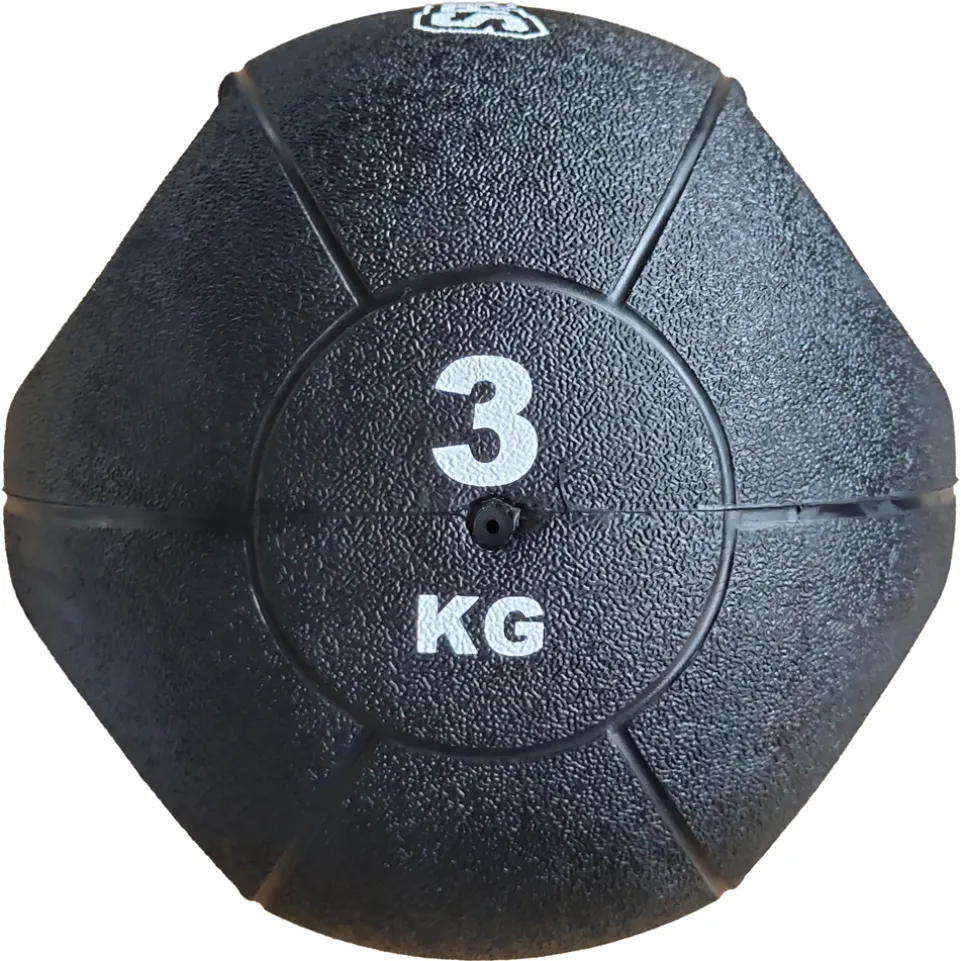 SPORTINATOR Premium Medizinball mit Griffe 3kg