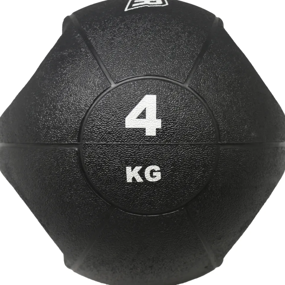 SPORTINATOR Premium Medizinball mit Griffe 4kg
