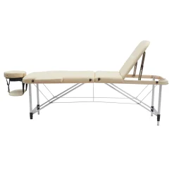 SPORTINATOR Premium 3 Zonen Massageliege beige