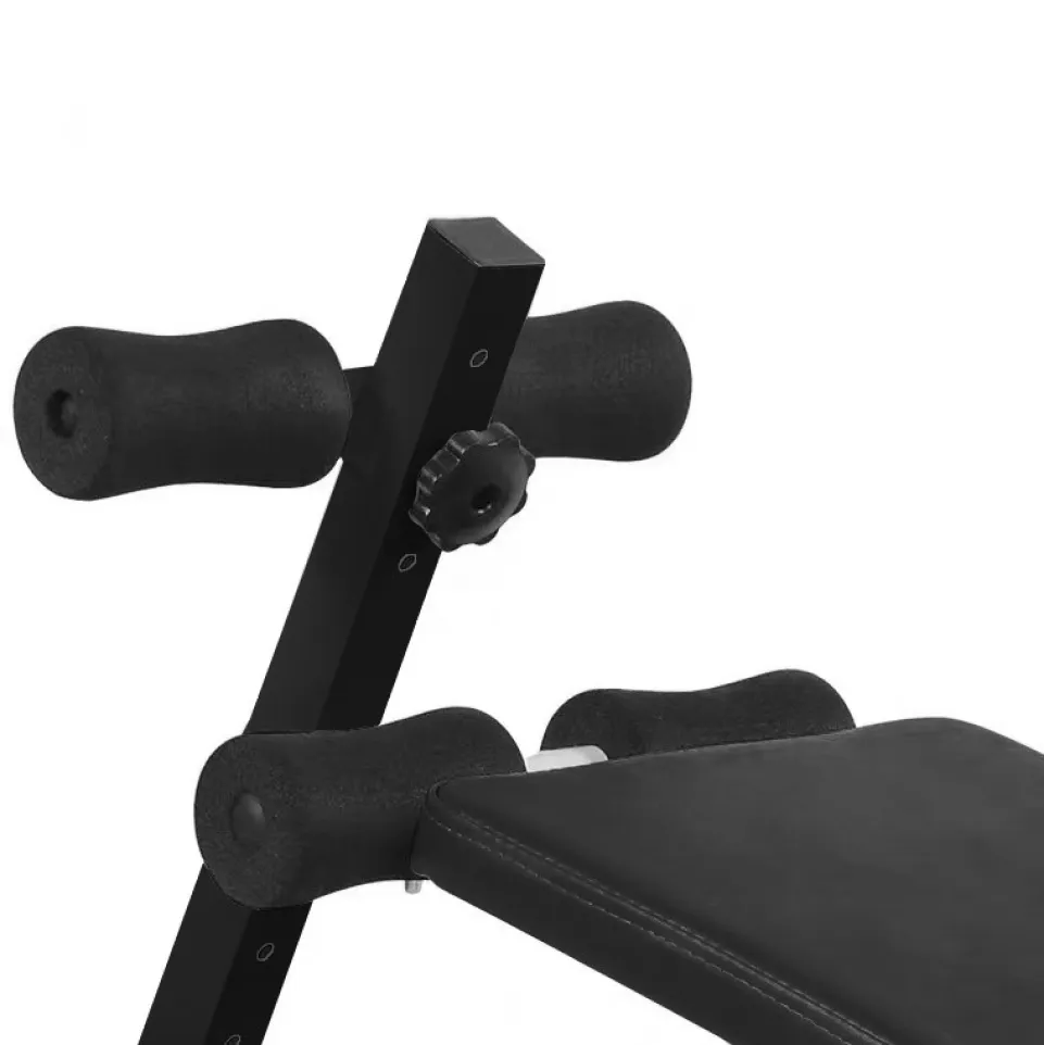 SPORTINATOR Sit Up verstellbare Trainings Hantelbank schwarz