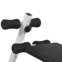 SPORTINATOR Sit Up verstellbare Trainings Hantelbank grau